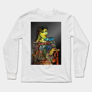 Seated Lady Long Sleeve T-Shirt